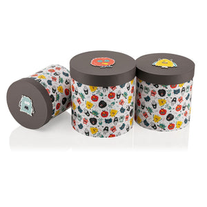 Monster Cylinder Box - 3 Pieces - Gift Box