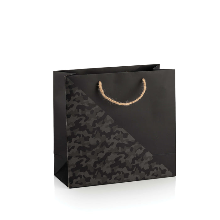 Black Camouflage Cavita Carton Bag